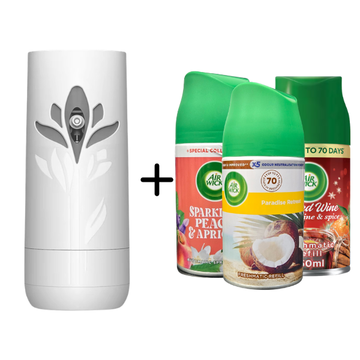 Air Wick Freshmatic Bundle 1 Device + 3 Scents (Choose Your Scent)