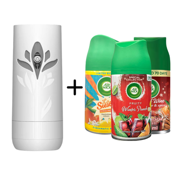Air Wick Freshmatic Bundle 1 Device + 3 Scents (Choose Your Scent)