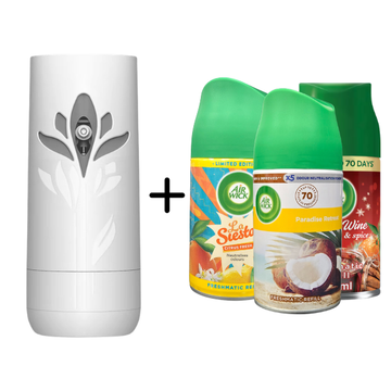 Air Wick Freshmatic Bundle 1 Device + 3 Scents (Choose Your Scent)