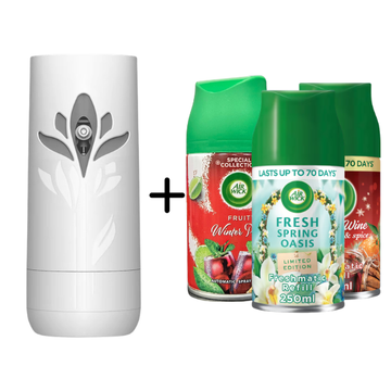 Air Wick Freshmatic Bundle 1 Device + 3 Scents (Choose Your Scent)