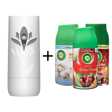Air Wick Freshmatic Bundle 1 Device + 3 Scents (Choose Your Scent)