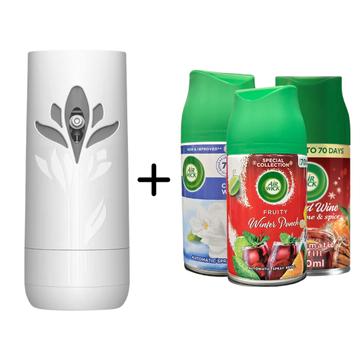 Air Wick Freshmatic Bundle 1 Device + 3 Scents (Choose Your Scent)