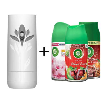 Air Wick Freshmatic Bundle 1 Device + 3 Scents (Choose Your Scent)