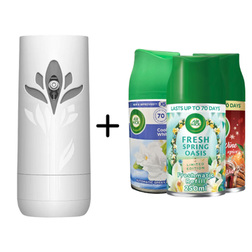 Air Wick Freshmatic Bundle 1 Device + 3 Scents (Choose Your Scent)