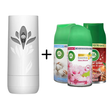 Air Wick Freshmatic Bundle 1 Device + 3 Scents (Choose Your Scent)