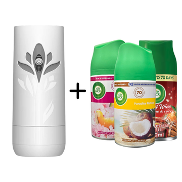 Air Wick Freshmatic Bundle 1 Device + 3 Scents (Choose Your Scent)