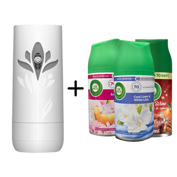 Air Wick Freshmatic Bundle 1 Device + 3 Scents (Choose Your Scent)