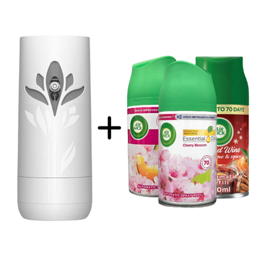 Air Wick Freshmatic Bundle 1 Device + 3 Scents (Choose Your Scent)