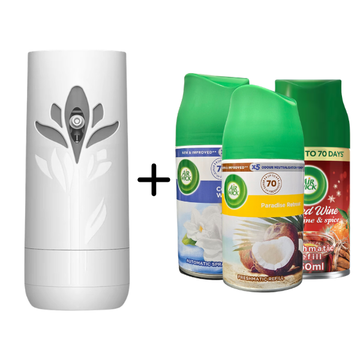 Air Wick Freshmatic Bundle 1 Device + 3 Scents (Choose Your Scent)