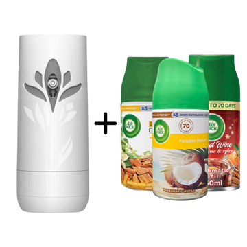 Air Wick Freshmatic Bundle 1 Device + 3 Scents (Choose Your Scent)