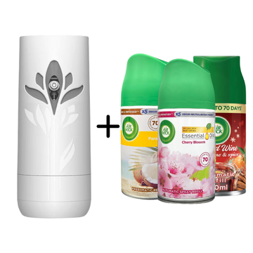 Air Wick Freshmatic Bundle 1 Device + 3 Scents (Choose Your Scent)