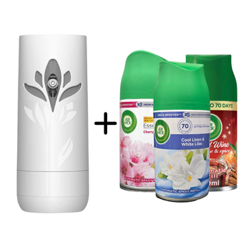 Air Wick Freshmatic Bundle 1 Device + 3 Scents (Choose Your Scent)