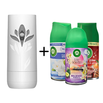 Air Wick Freshmatic Bundle 1 Device + 3 Scents (Choose Your Scent)