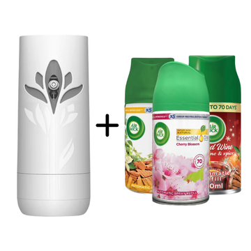 Air Wick Freshmatic Bundle 1 Device + 3 Scents (Choose Your Scent)