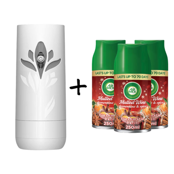 Air Wick Freshmatic Bundle 1 device + 3 Refills (Choose Your Scent)