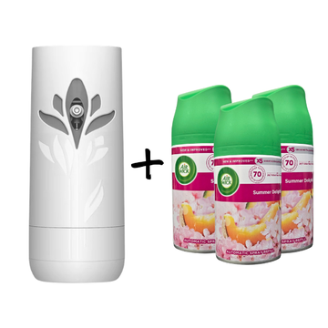 Air Wick Freshmatic Bundle 1 device + 3 Refills (Choose Your Scent)