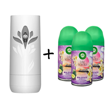 Air Wick Freshmatic Bundle 1 device + 3 Refills (Choose Your Scent)