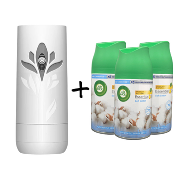 Air Wick Freshmatic Bundle 1 device + 3 Refills (Choose Your Scent)