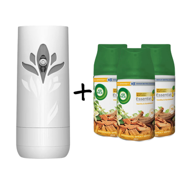 Air Wick Freshmatic Bundle 1 device + 3 Refills (Choose Your Scent)