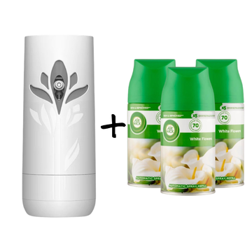 Air Wick Freshmatic Bundle 1 device + 3 Refills (Choose Your Scent)