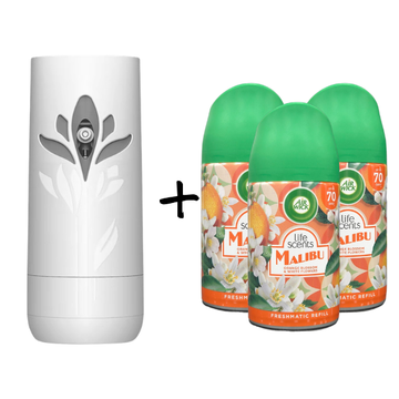 Air Wick Freshmatic Bundle 1 device + 3 Refills (Choose Your Scent)