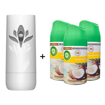 Air Wick Freshmatic Bundle 1 device + 3 Refills (Choose Your Scent)