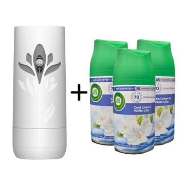 Air Wick Freshmatic Bundle 1 device + 3 Refills (Choose Your Scent)