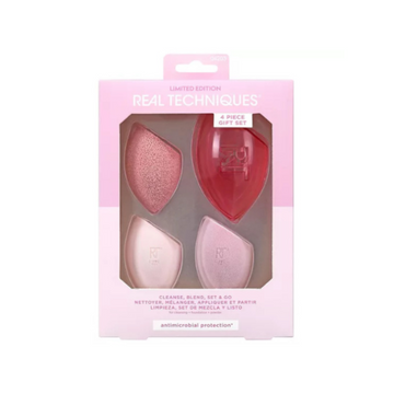 Real Techniques Christmas 2021 Cleanse, Blend, Set & Go