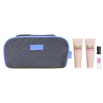 Just Cavalli Gift Set EDT 1.2ml + Body Lotion 30ml + Shower Gel 30ml+ Wash Bag