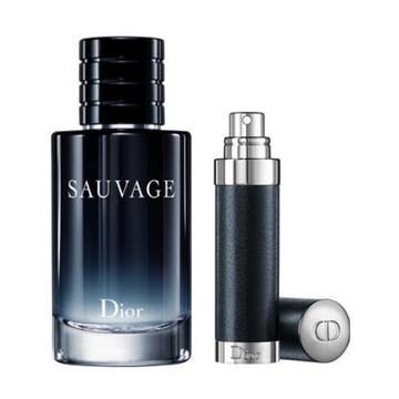 Dior Sauvage Gift Set 100ml EDP + 10ml EDP Refillable Travel Spray