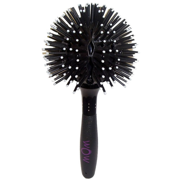 WOW 3-in-1 Professional Ball Blow Drying Detangling Heat Resistant Hair Brush Style