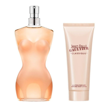 Jean Paul Gaultier Classique Gift Set 100ml EDT Spray+ 75ml Body Lotion