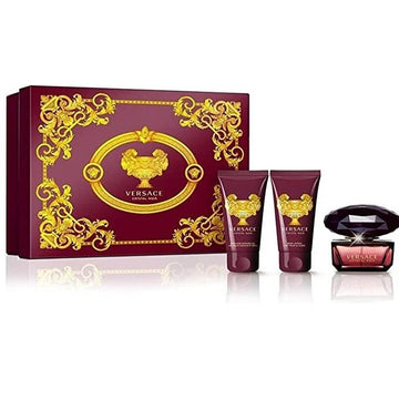 Versace Crystal Noir EDT 50ml + 50ml Shower Gel +50ml Body Lotion
